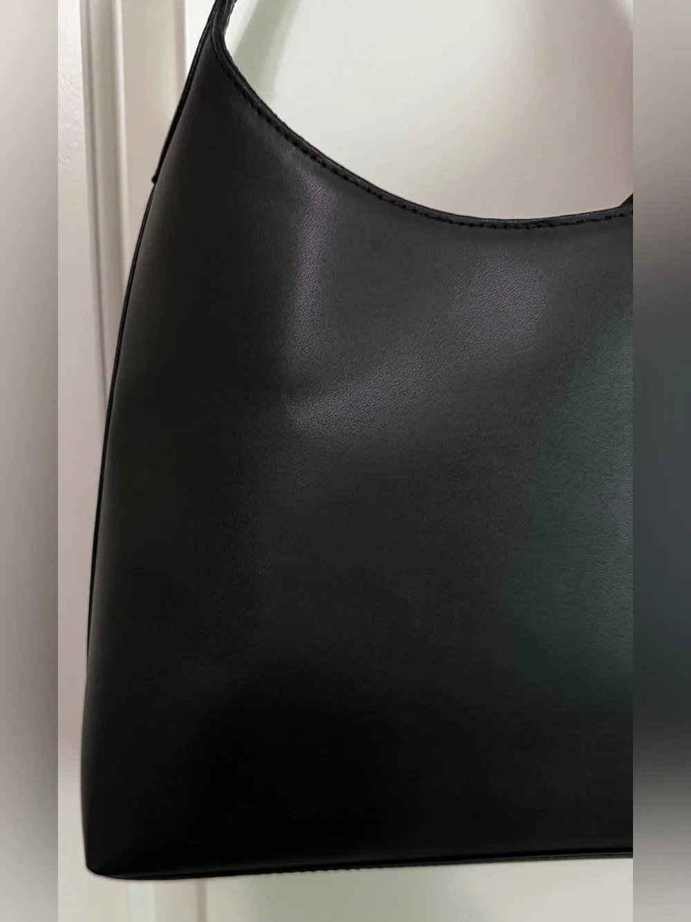 Divina Firenze Black Shoulder Hobo Bag Made in Italy